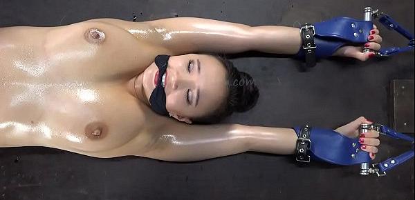  Roxy Shackled, Gagged and Cut by Pendulum in Dungeon.  Short version. Find Long Here   httpswww.xvideos.redchannelscustomfetish tabRed